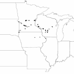 Opuntia fragilis, Midwest distribution
